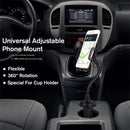 Universal 360 Adjustable Car Mount Gooseneck Cup Car Phone Holder Cradle For Cell Phone