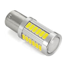 2PCS 1156 BA15S LED Car Brake Reverse Lights Turn Signal Lamp Bulb 12V 5W Red/White/Yellow