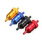 Aluminum Reusable Universal Motorcycle Fuel Filter Petrol Gas Gasoline Liquid