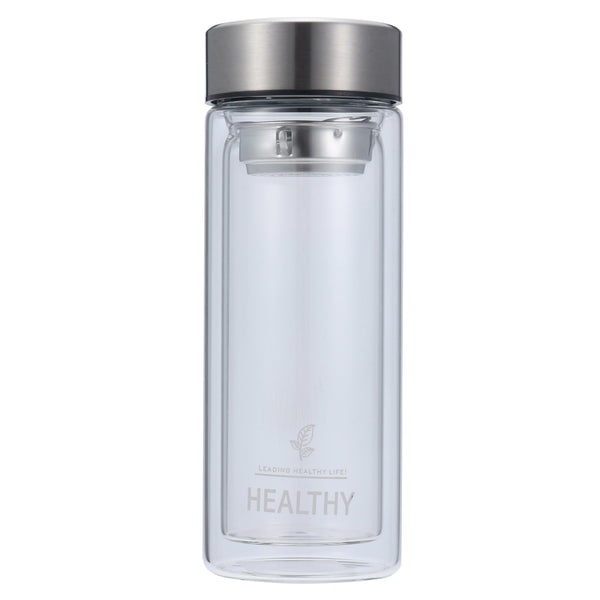 300ml Double Wall Water Glass Bottle Mug Filtration Water Bottles