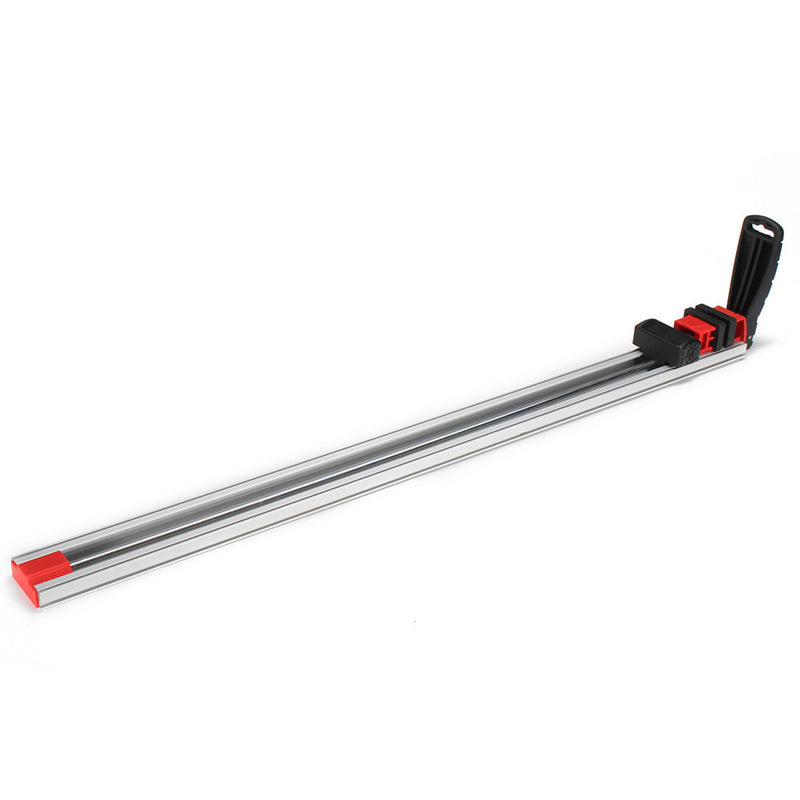 24 Inch Woodworking Cutting Guide Wood Gauge Clamp Aluminum Alloy Grip Straight Edge