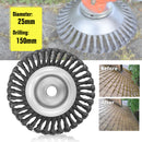 150/200mm Weed Brush Steel Wire Wheel Grout For Brushes Cutter Replacement Weed Eater Trimmer Head