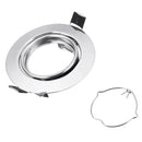Round Shape Rotation Adjustable LED Downlight Ceiling Lamp Bracket for 70-75mm GU10 MR16 Light Bulb