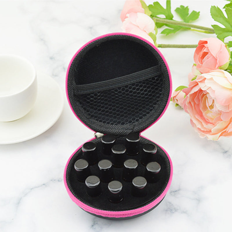 12 Bottle Essential Oil Carrying Storage Case Travel Portable Bag Box