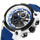 MEGIR 2127 Fashion Men Watch Multi-function Chronograph Sport Quartz Watch