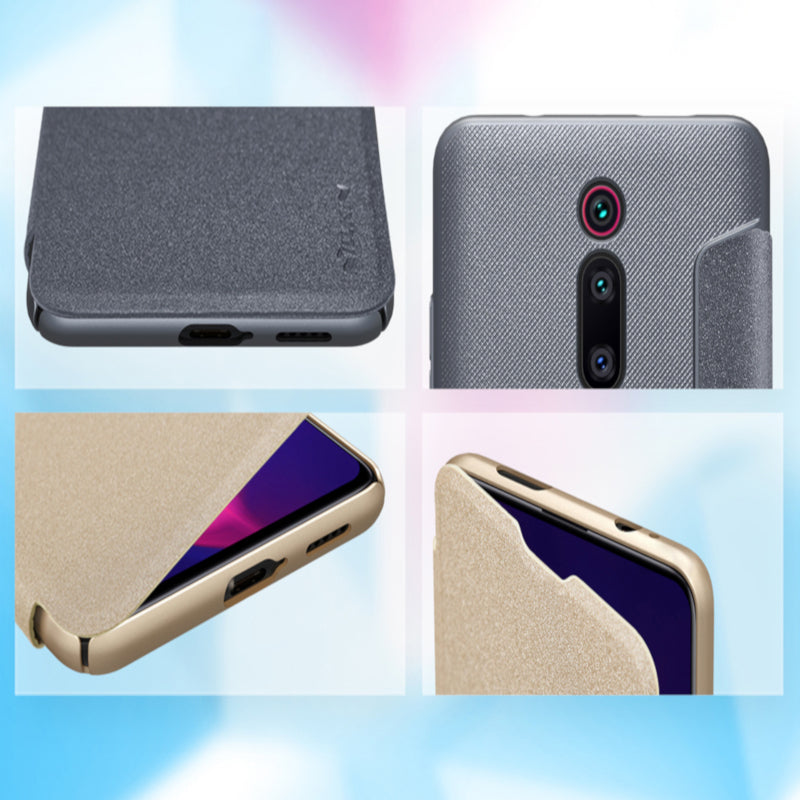 NILLKIN Flip Shockproof PU Leather Full Cover Protective Case for Xiaomi Redmi K20 / Redmi K20 Pro / Xiaomi Mi 9T / Xiaomi Mi 9T Pro