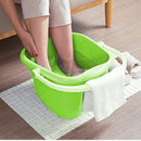 9" Deep Foot Spa Bath Massager Foot Tub Water Spa Plastic Bucket with Rolling Massage for Soaking