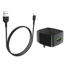 HOCO C70 US QC 3.0 Charger Power Adapter With Type C Cable for Tablet Smartphone