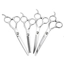 Y.F.M 5Pcs Hair Scissors Set Salon Hairdressing Cutting Thinning Hair Styling Kit