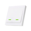 5pcs 2CH Wireless Remote Transmitter Sticky RF TX Smart For Home Living Room Bedroom 433MHZ 86 Wall Panel Works With SONOFF RF/RFR3/Slampher/iFan03/4CHProR2/TX Series/433 RF Bridge