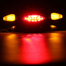 Motorcycle LED Rear Tail Brake Stop Turn Indicator Light with License Plate Bracket