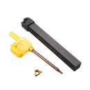 Drillpro SER1010H11 Threading Turning Tool Holder with 11ER A60 Carbide Insert
