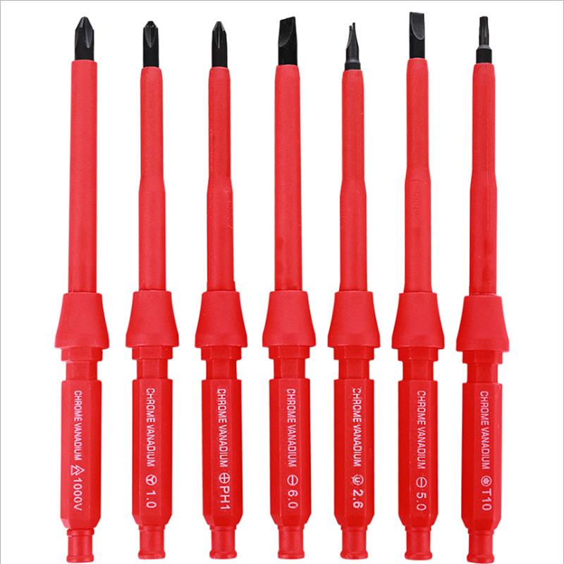 8Pcs Insulated Screwdriver Set W/ Magnetic Screwdriver Bits Electrician Repair Tools Kit