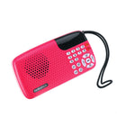 Rolton W105 Portable Mini FM Radio Speaker Music Player Tf Card With LED Display And Flashlight