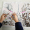 RUOPOTY Paris Street DIY Painting By Numbers Handpainted Canvas Painting Home Wall Art Picture