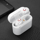 [bluetooth 5.0] Portable TWS True Wireless Earphone Mini Noise Cancelling Stereo Sport Headphone with Charging Box