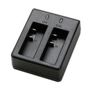 Dual Battery Charger Compatible With ThiEYE Action Camera i30 / i30+ / i60 / i60+ / i60e / T3