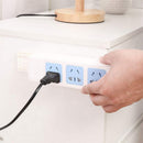 Free of Punch Power Strip Fixator Non-trace Plug Board Socket Wall Holder for Home