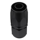 AN-10 Straight Fast Flow Swivel Seal Oil Fuel Hose End Fitting Adapter Black