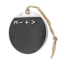 Portable Mini Outdoor Wireless bluetooth Stereo Cloth Speaker with Lanyard Strap Microphone