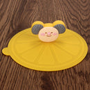 Silicone Leakproof Coffee Mug Suction Lid Cap Airtight Sealed Cup Cover