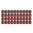 Drillpro 132pcs 120 Grit 1/4 3/8 1/2 Inch Sanding Drum with Sanding Mandrel Rotary Tool Accessories