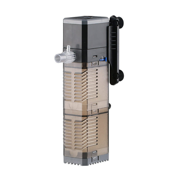 3 in 1 Aquarium Filter Fish Tank Air Oxygen Increase Aquarium Fish Tank Filter Air Pump Aquarium Internal Filter