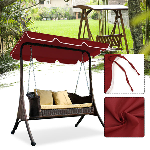 Swing Top Cover Canopy Replacement Porch Patio Outdoor Garden Furniture Waterproof Cover
