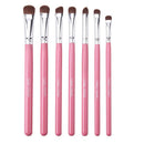 7pcs Soft Horsehair Makeup Brushes Set Eyeshadow Eyeliner Eyebrow Lip Stick Horse Hair