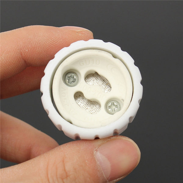 MR16/GU5.3 To GU10 Light Bulb Base Socket Lamp Adapter Converter Holder