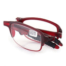 KCASA TR90 Soft Light Weight Folding Best Reading Glasses Magnifying Fatigue Relief