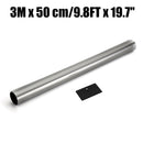 3Mx50cm / 5Mx50cm Chrome Silver Window Tint Film 15% VLT One Way Mirror Privacy