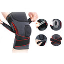 Strap Pressure Fitness Silicone Spring Strip Support Non-slip Knee Pad