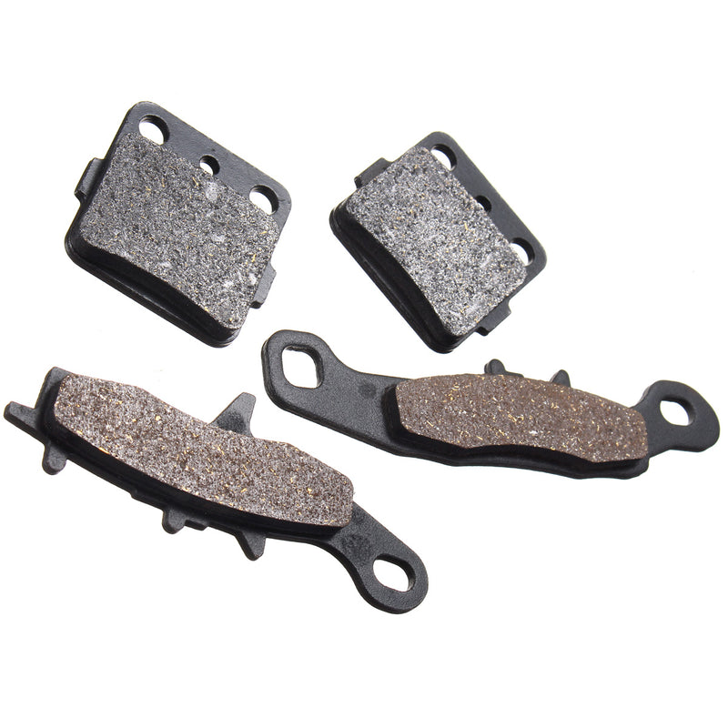 Front+Rear Brake Pads For Kawasaki KX100 Set Full Kit D1 D2 D3 D4 D5 2001-2009