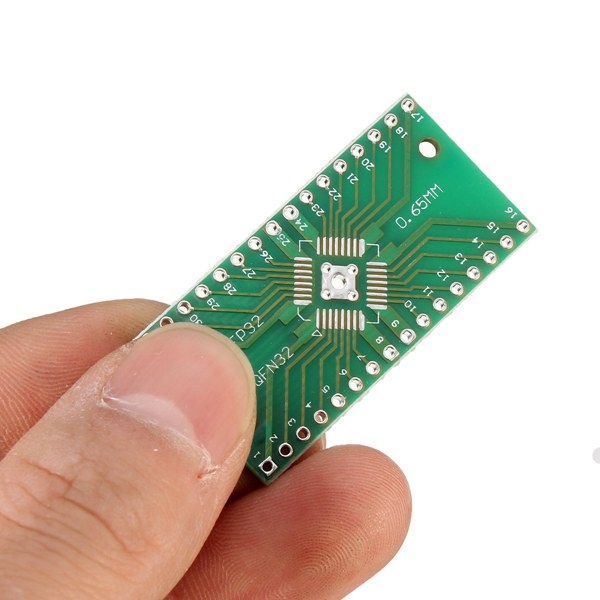 QFN32 QFP32 Converter SMD To DIP Adapter PCB Universal Board