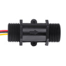 3pcs YF-S201C Black Flow Meter Water Flow Sensor Switch Precision Flowmeter Turbine Flowmeter G1/2 DN15