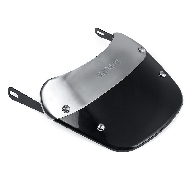 5-7 inch Headlight Universal Motorcycle Windshield Flexible Extension Spoiler Windscreen Sun Visor