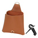 Leather Car Air Vent Storage Bag Phone Holder Sundries Storage Bucket Multifuctional Pocket Pouch