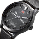 MINI FOCUS MF0028G Casual Style Men Wristwatch Display Date and Week Clock Quartz Watches