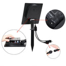 Solar Panel 2pcs LED Bulb Kit Waterproof  Light Sensor Outdoor Camping Tent Fishing Emergency Lamp