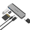 Lention 6-in-1 USB-C Docking Station Hub Adapter With USB 3.0 Port/4K HD Display/Type-C PD Charging/3.5mm Audio Jack/Memory Card Readers For iPad Pro 11 Inch 2018 For iPad Pro 12.9 Inch 2018