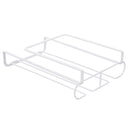 White Metal Fresh Bar Champagne Wine Glass Holder Rack Storage Cabinet Hanging