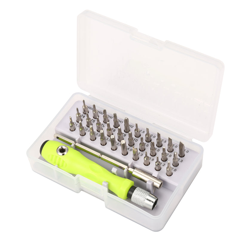 52 Piece Screwdriver Package Includes A 32-in-1 Screwdriver Case and M obile Phone Maintenance Tools