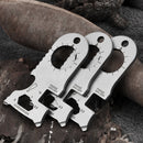 LAOTIE 7 In 1Multifunctional Tools Opener Screwdriver Hex Wrench Outdoor Climbing Survival Tool