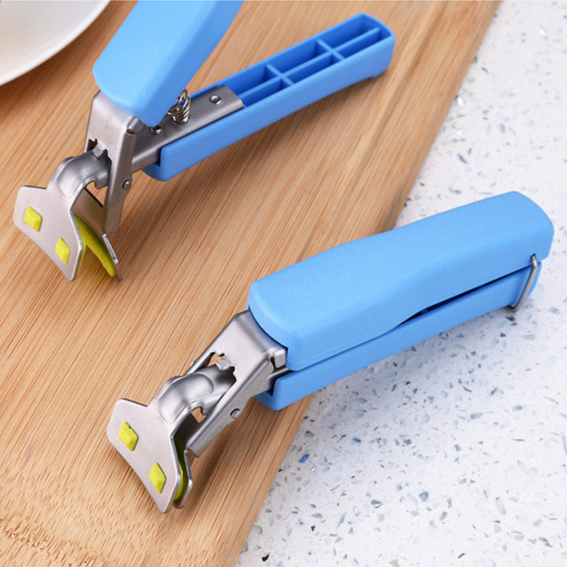 Stainless Steel Kitchen Oven Microwave Plate Bowl Hand Claw Clip Gadgets Opener