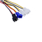 12.5cm 4Pin 1 to 4 Small 3Pin CPU Cooling Fan 3 Speed Control Cable Power Cable Power Adapter Extension Lead Wire