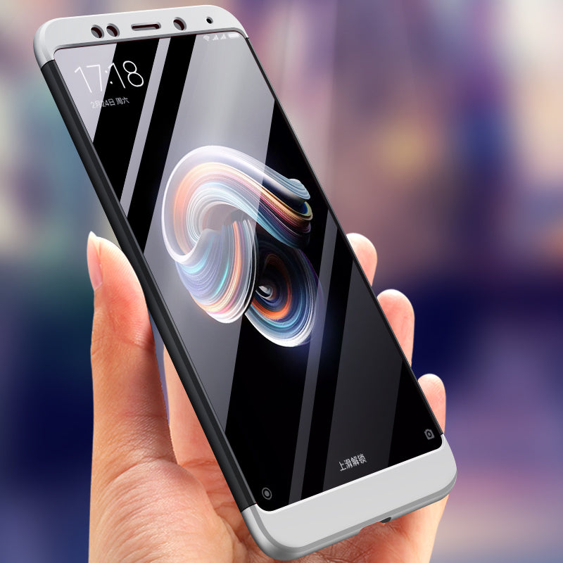 Bakeey 3 in 1 360 Full Protective Case+Tempered Glass Screen Protector For Xiaomi Redmi Note 5