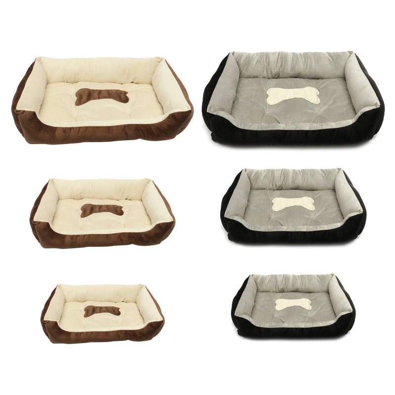 Large Pet Dog Warm Nest Bed Puppy Cat Soft Fleece Cozy Mat Pad Kennel Cushion Pet Mat
