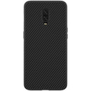 NILLKIN Carbon Fiber Shockproof Back Cover Protective Case with Metal Plate for OnePlus 6T