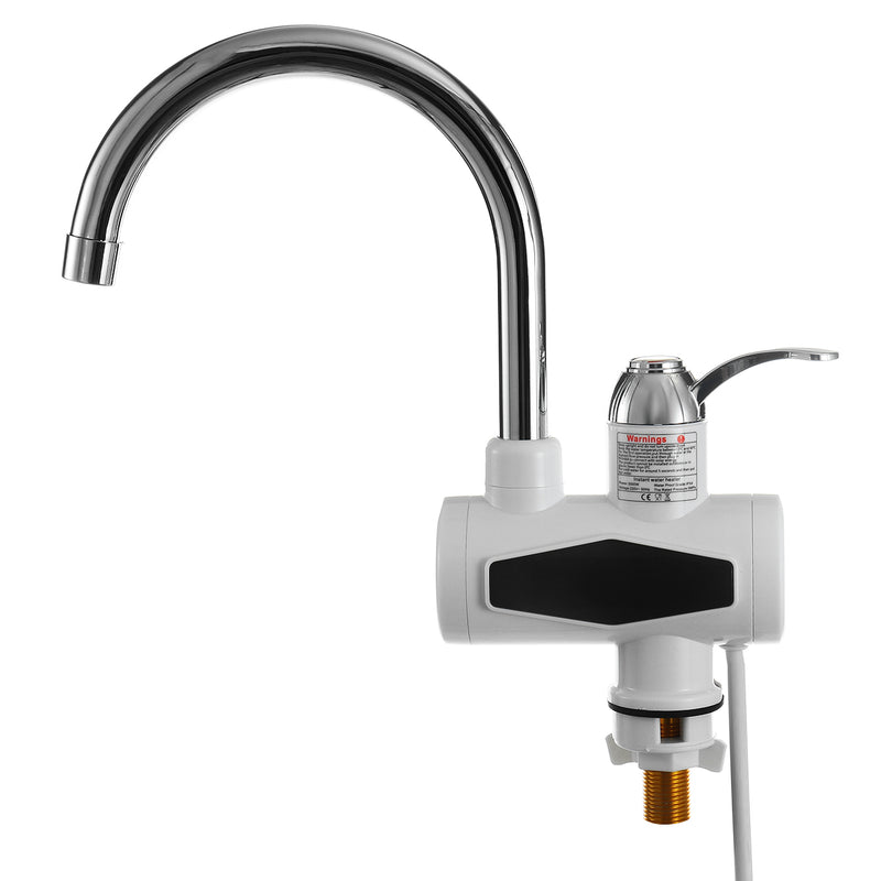 3000W Temperature Display Instant Hot Water Tap Faucet Water Tap